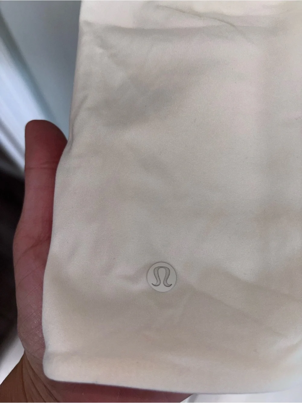lululemon athletica Cream Scoop Neck Tank Top